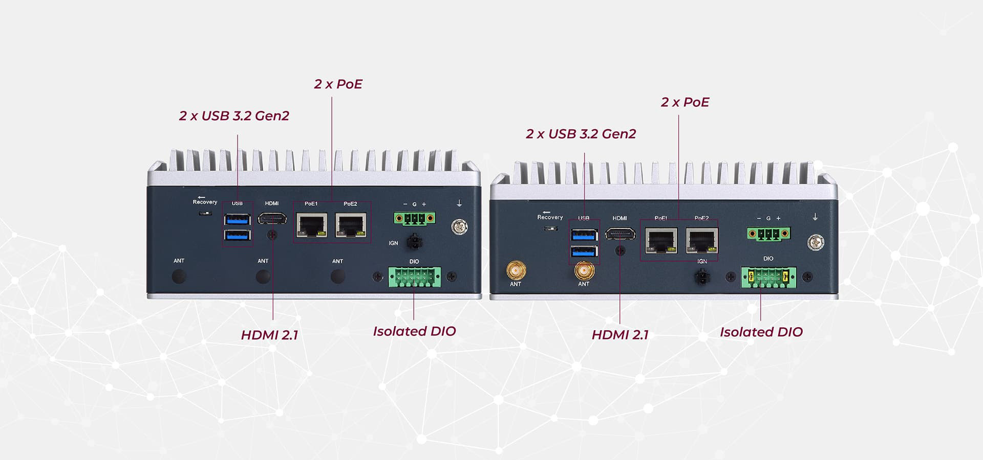 AIE510-ONX Rear I/O