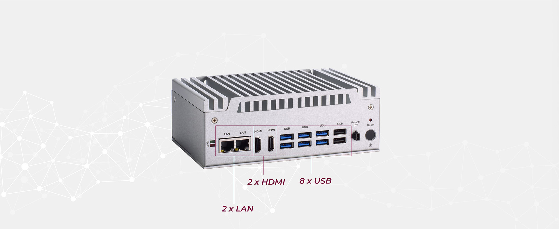 eBOX570 Front I/O