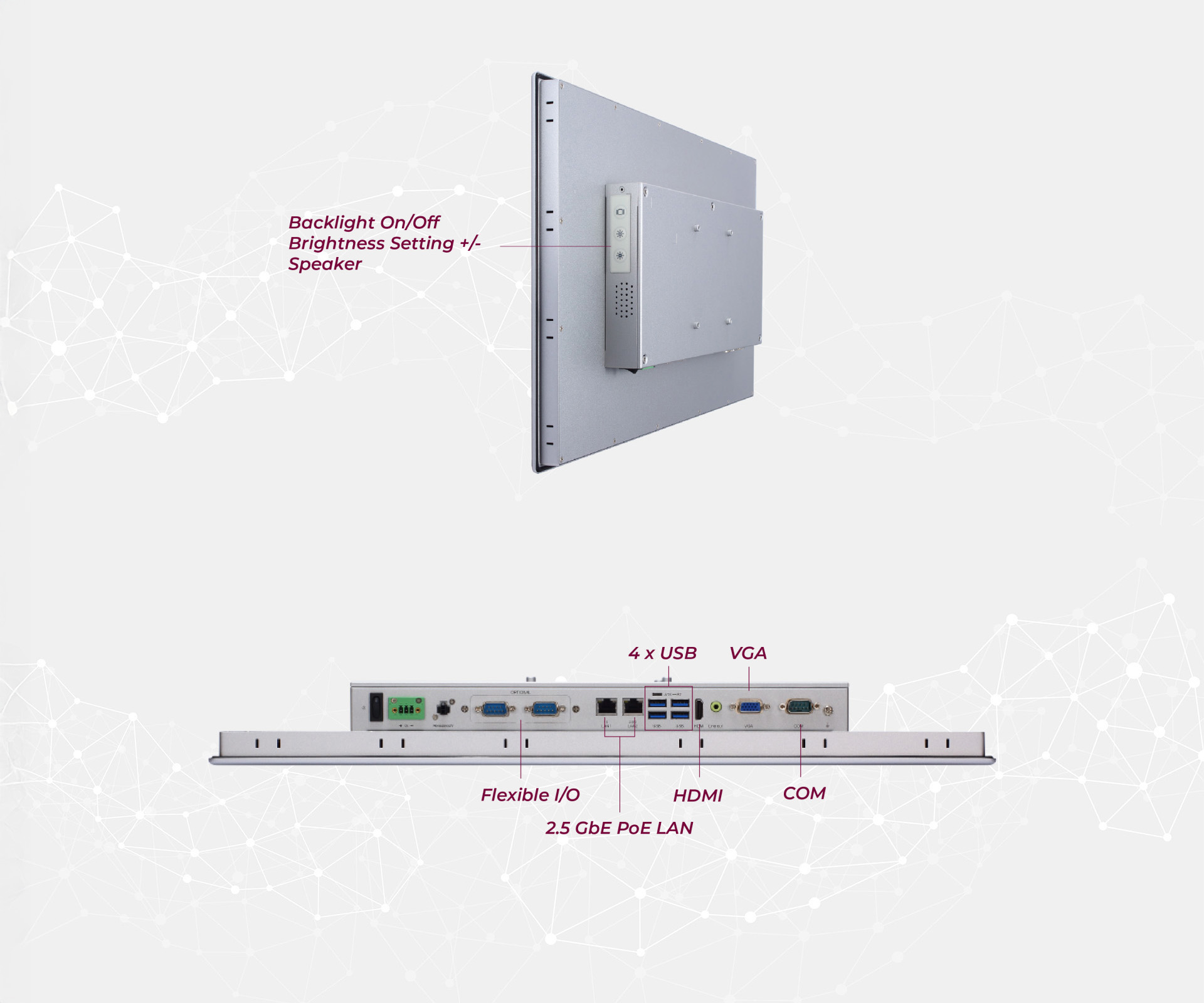 GOT318A-ELK-WCD Rich Rear I/O Interfaces