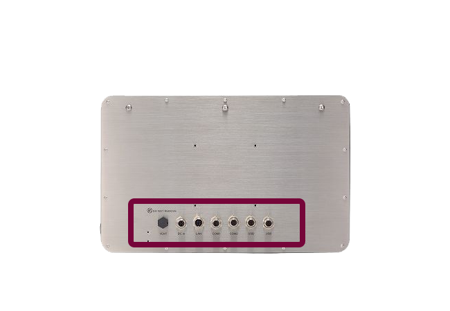GOT818A-TGL-WCD Abundant M12-type Waterproof I/O Connectors Layout