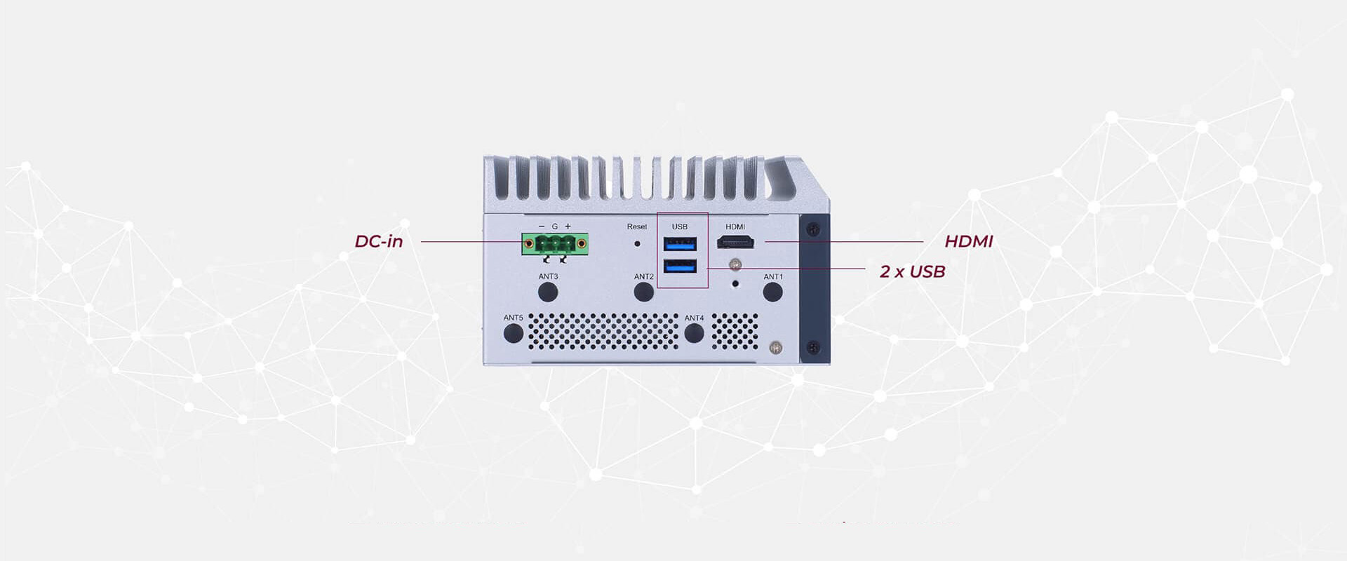 ICO520 Rear I/O