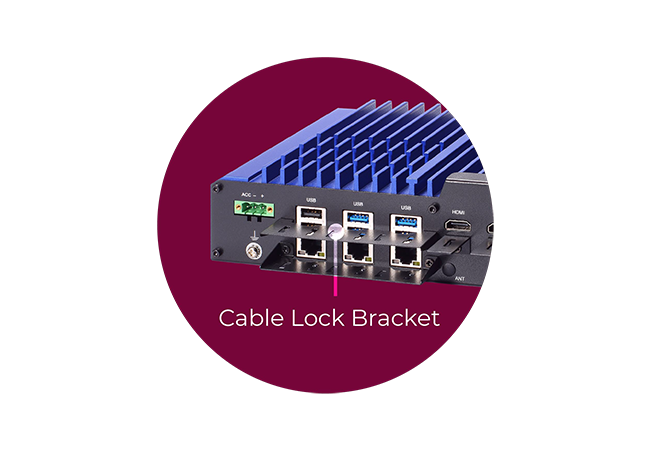 ROBOX300 Vibration-Proof Cable Lock Bracket Design