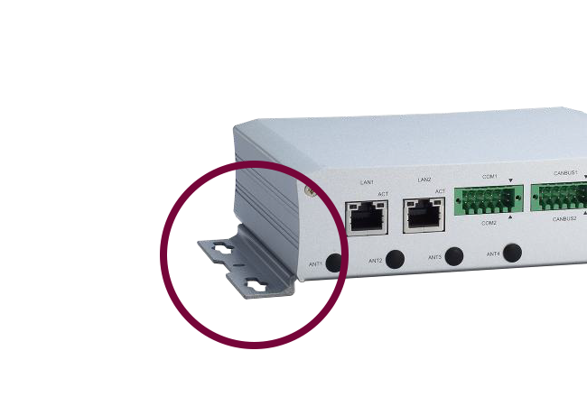 tBOX110 Compact Chassis with DIN-rail and Wall Mount Kit