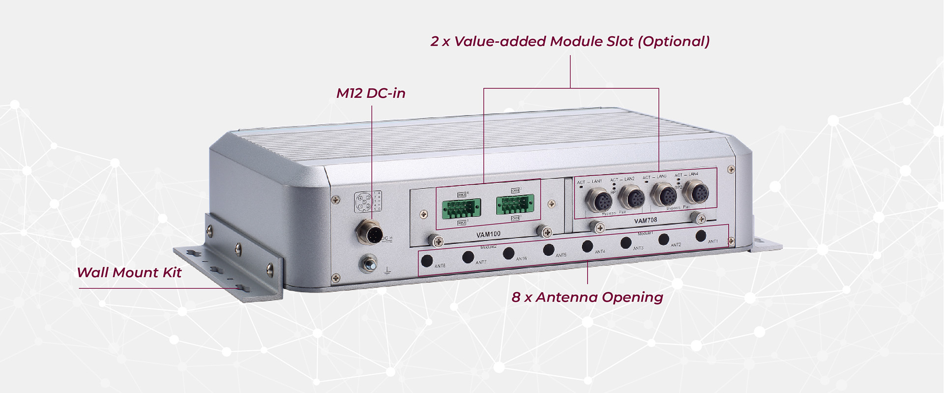 tBOX520 Rear I/O